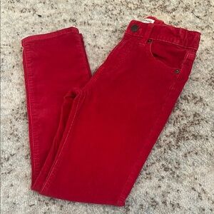 Crewcuts Vibrant Red Corduroy Trousers- excellent condition- worn once.